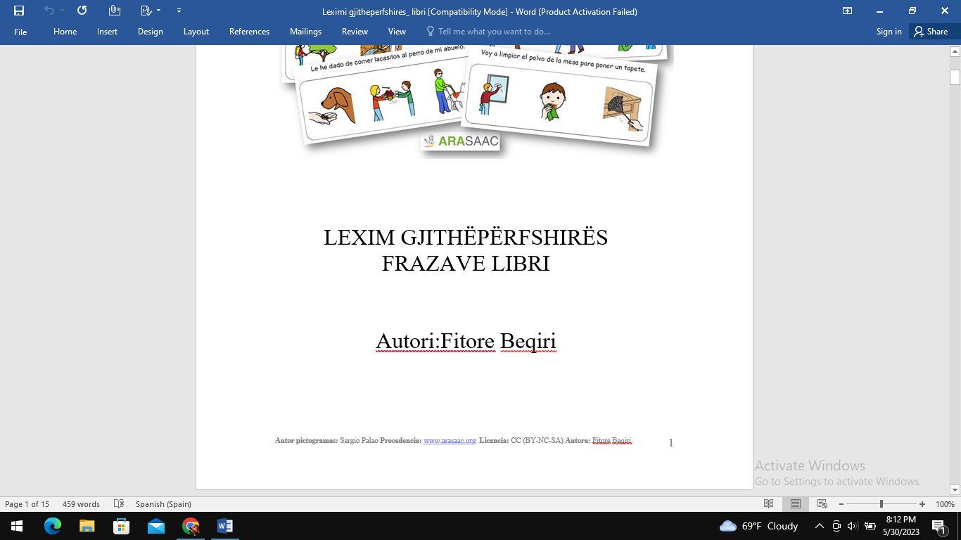 Liber per te kuptuar frazen